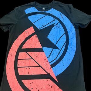 Marvel Boy's Black and Red T-shirt